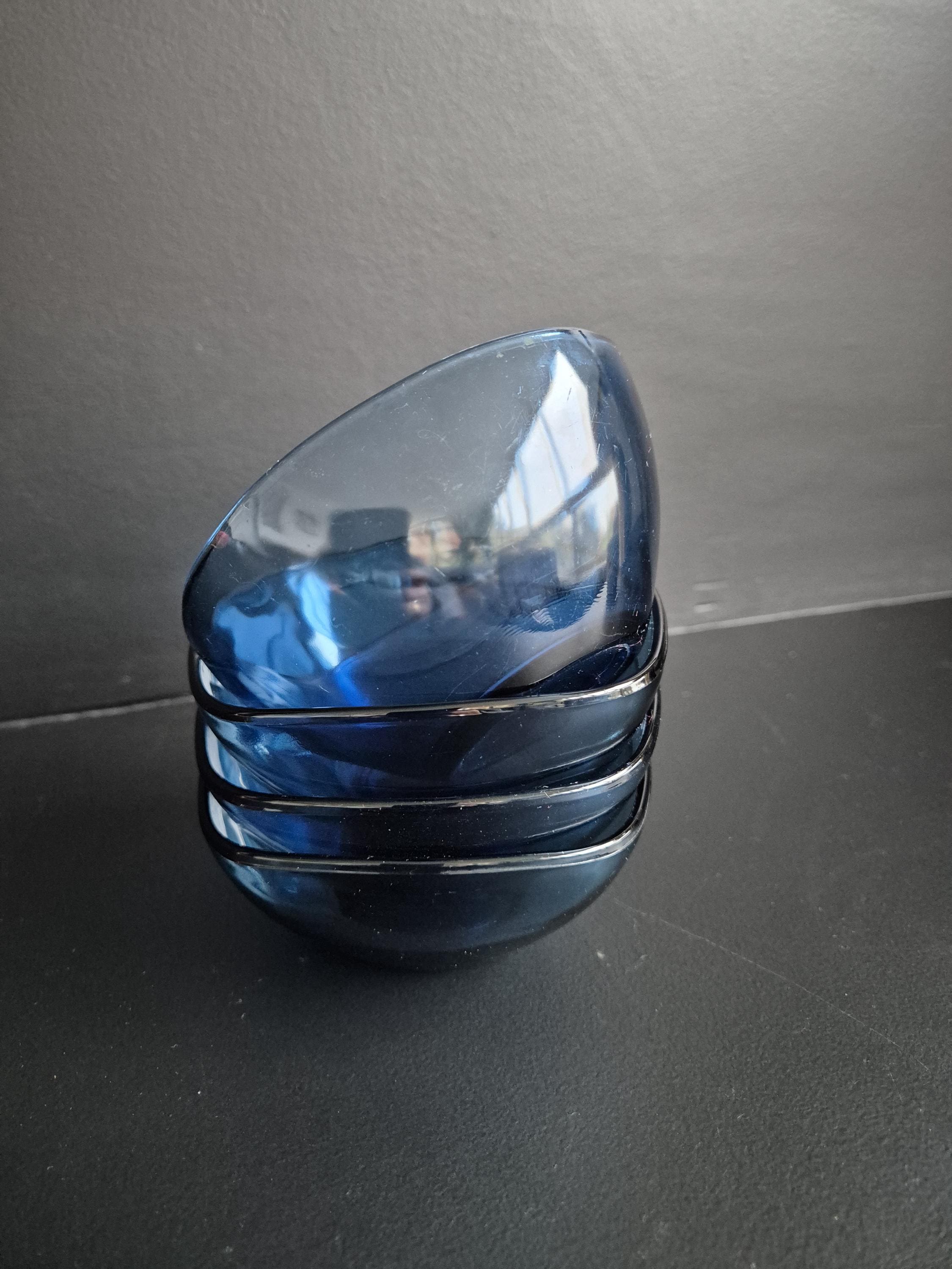 Lot De 6 Coupelles à Dessert Veréco (Duralex) France, Verre Ambré Et Bleu, Vintage