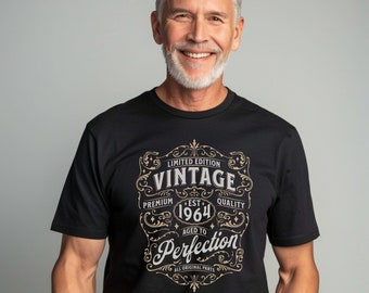 1964 60th Birthday tshirt 60th birthday gift 1964 t-shirt born in 1964 mens birthday shirt 60th Birthday born in 1964 t shirt Gift for Him