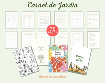野菜や花の庭を整理するための印刷可能なガーデン ノート、ガーデニング プランナー、ガーデニング ジャーナル