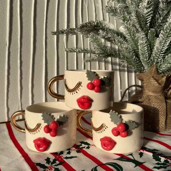 Christmas Edition Ceramic Handmade Coffee Mug