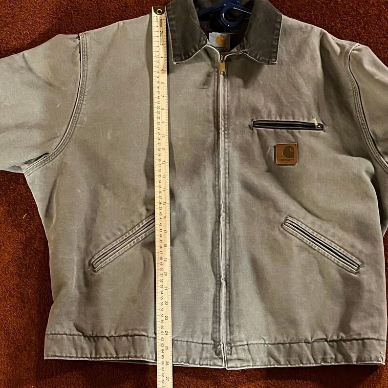 Vintage Carhartt J97 Blanket Lined Work Jacket Lbrown Mens Size XL