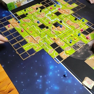 Grilles 3 x 3 pour les tuiles du jeu Carcassonne