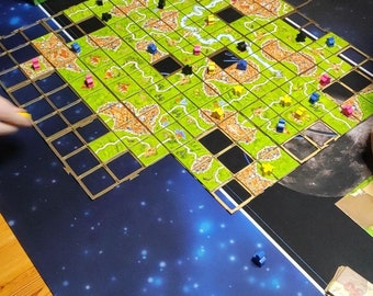 Grilles 3 x 3 pour les tuiles du jeu Carcassonne