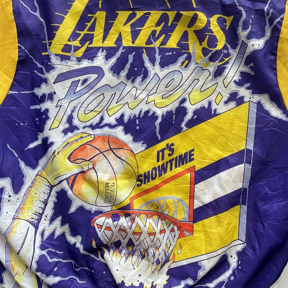 Vintage 90s LA Lakers Chalk Line Fanimation Showt… - image 2