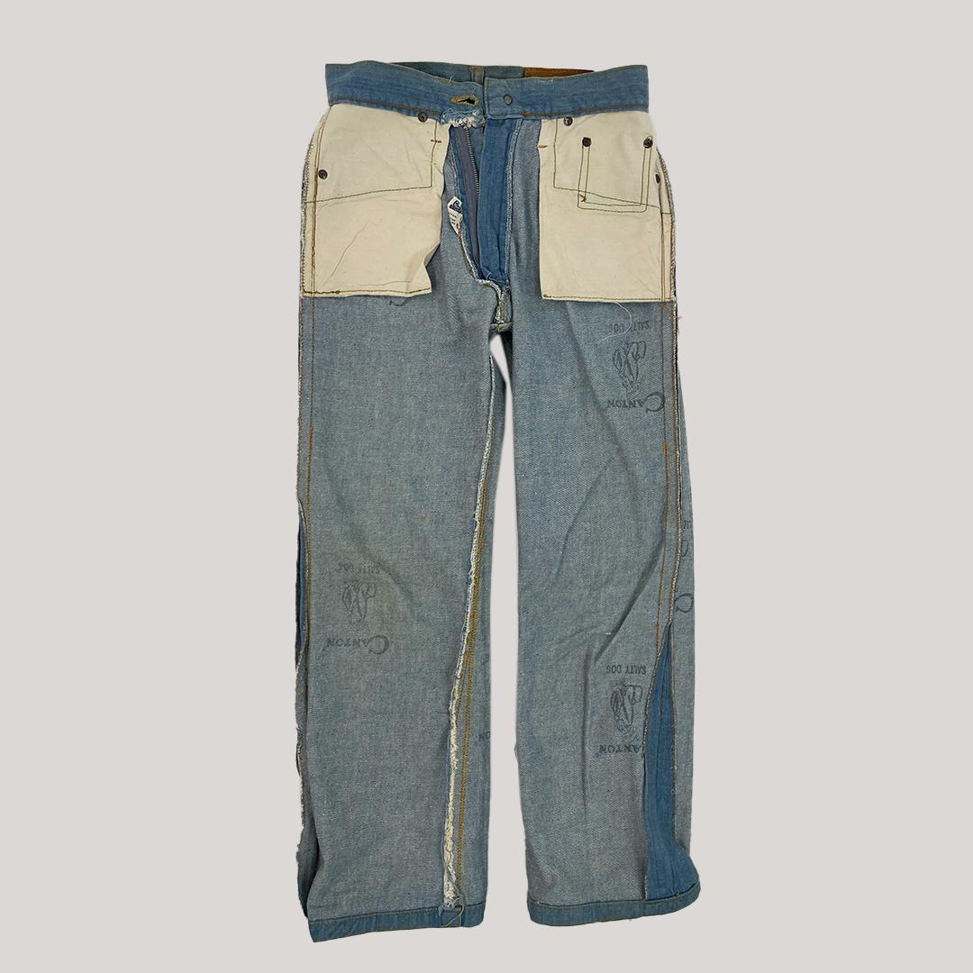 Vintage 1967 Salty Dog Canton Jeans W27 L37 Flare High Waist