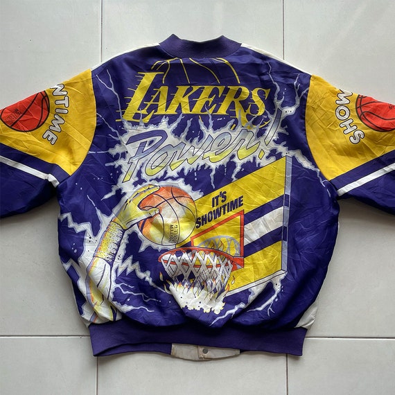 Vintage 90s LA Lakers Chalk Line Fanimation Showt… - image 3