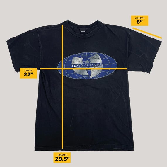 Vintage 90s Wu-tang Clan T-shirt Polygram Merch Worldwide Logo 