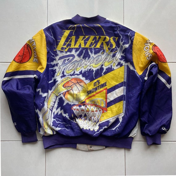 Vintage 90s LA Lakers Chalk Line Fanimation Showt… - image 1