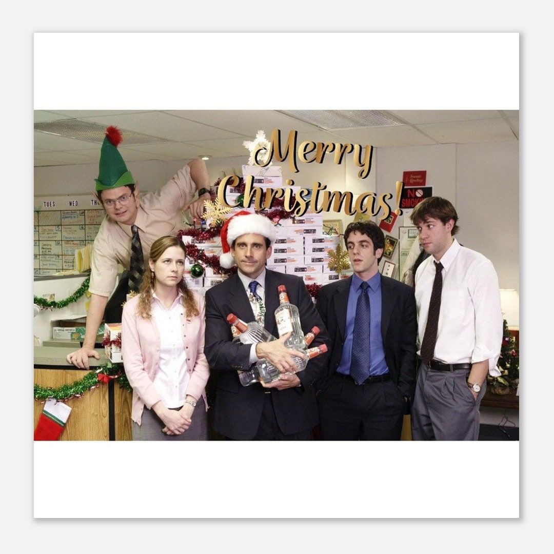 The Office Christmas Wall Poster Classic Semi-glossy - Etsy