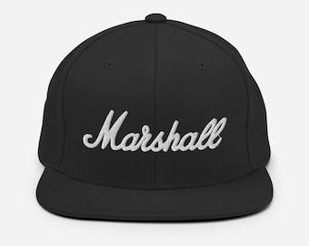 Marshall - Gorra snapback de primera calidad