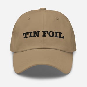 Tin Foil Elegance: Premium Dad Hat for the Modern Thinker