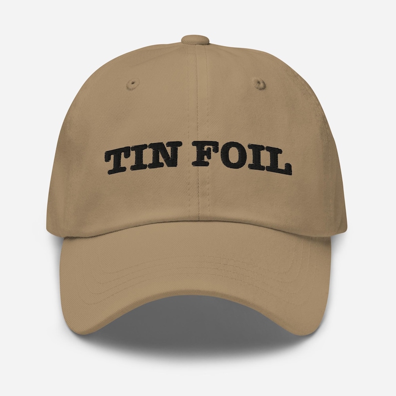 Tin Foil Elegance: Premium Dad Hat for the Modern Thinker