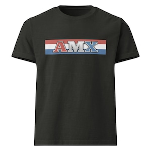AMX - Premium Oversized T-shirt - AMC American Motors Corporation Racing Logo Tee