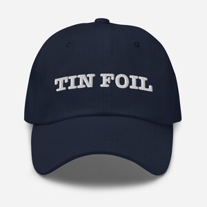 Tin Foil Elegance: Premium Dad Hat for the Modern Thinker