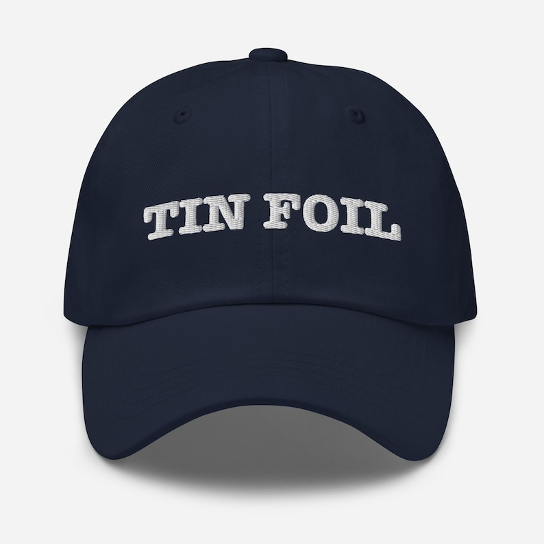 Tin Foil Elegance: Premium Dad Hat for the Modern Thinker