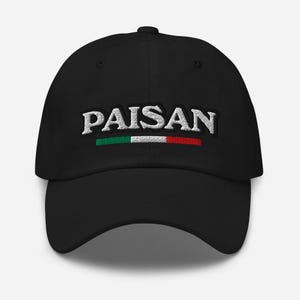Paisan - Premium Dad Hat - Italian Themed Embroidered Hat, Funny Italian Saying Hat