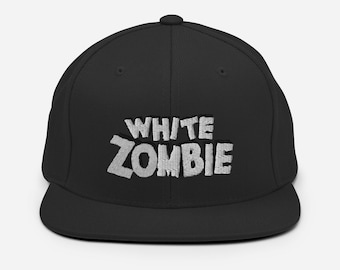 White Zombie Premium Snapback Hat – Classic Horror Movie