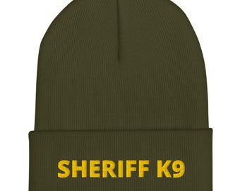 Sheriff K9 - Premium Cuffed Beanie