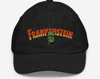 Frankenstein – Premium Youth Baseball Cap – Classic Monster Embroidered Hat
