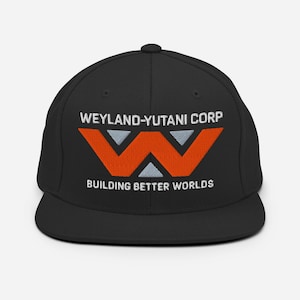Weyland-Yutani Corp Hat - Premium Snapback Hat - Building Better Worlds – Alien Movie Employee Uniform Cap