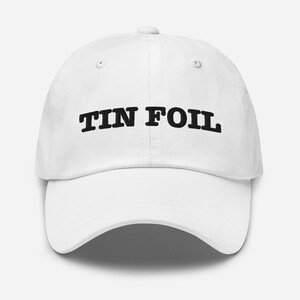 Tin Foil Elegance: Premium Dad Hat for the Modern Thinker