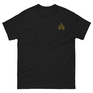 Sergeant Army Badge - Premium Men's Classic Tee - Military