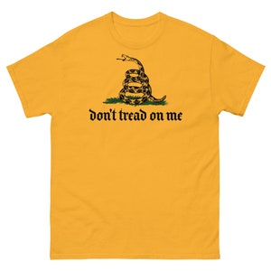Don&#39;t Tread on Me - Premium Classic Tee - Gadsden Flag