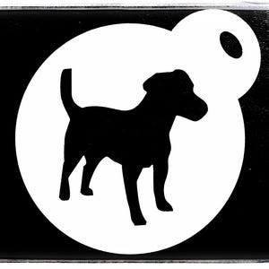 0074 Dog Cake Stencil For Coffee Reusable Mylar 190GSM Gift Cake Craft Duster Tattoo Mug Face Painting Airbrush Spray Paint Template