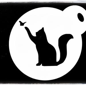 Plantilla para pastel de gato 0083, reutilizable, Mylar de 190 g/m², ideal para café, manualidades, tatuajes, tazas, pintura facial, aerógrafo, pintura en aerosol