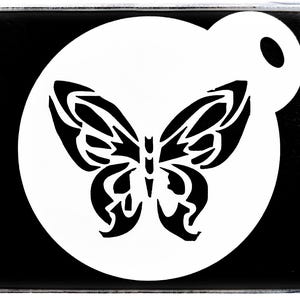 0070 Butterfly Cake Stencil For Coffee Reusable Mylar 190GSM Gift Cake Craft Duster Tattoo Mug Face Painting Airbrush Spray Paint Template