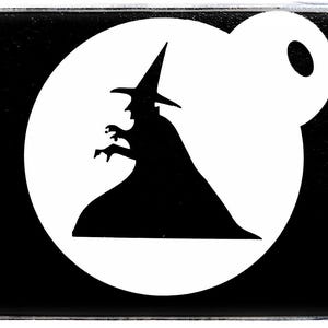 0043 Witch Cake Stencil For Coffee Reusable Mylar 190GSM Gift Cake Craft Duster Tattoo Mug Face Painting Airbrush Spray Paint Template