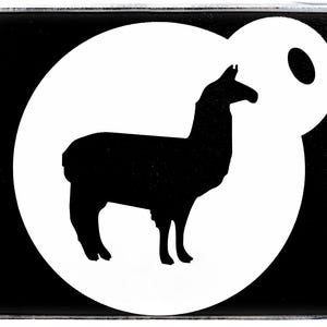 Plantilla de alpaca para pastel, reutilizable, Mylar de 190 g/m², para café, para regalo, para manualidades, para tatuajes, tazas, pintura facial, plantilla de pintura en aerosol con aerógrafo.