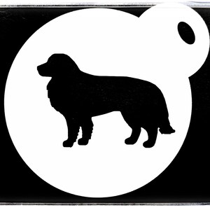 Plantilla reutilizable para pastel de perro, Mylar de 190 g/m², para café, regalo, pastel, manualidades, plumero, tatuaje, taza, pintura facial, plantilla de pintura en aerosol con aerógrafo.