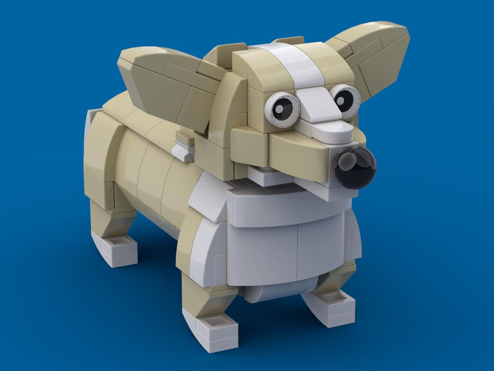 Corgi Brick Building Kit - Medium - Etsy