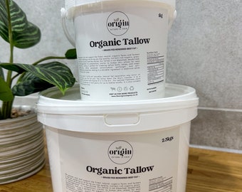 500gram Premium Organic Grass-fed Beef Tallow Tub