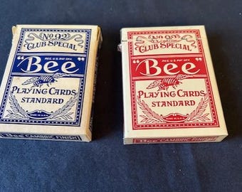 Vintage Bee Playing Cards: No. 92 Club Special, 1947 - Etsy