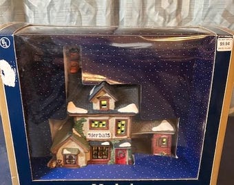 Vintage 1992 “traditions” 21 Piece Porcelain Santa Christmas