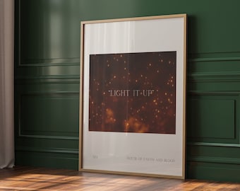 Crescent City Quote Light it Up Quote, Bryce Quinlan Quote Graphic Print Minimalistic Wall Art House of Earth & Blood |  Nina Makes Graphics
