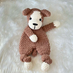 PUPPY Lovey Crochet Pattern, Crochet Dog PATTERN, Crochet Dog Snuggler, Lovey toy patterns, PDF Easy Crochet Pattern, English Only image 4