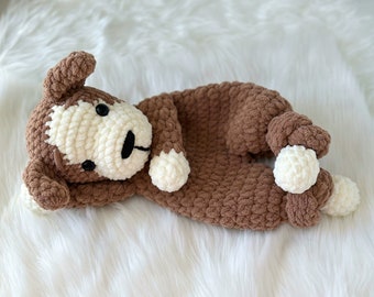 PUPPY Lovey Crochet Pattern, Crochet Dog PATTERN, Crochet Dog Snuggler,  Lovey toy patterns, PDF Easy Crochet Pattern, English Only