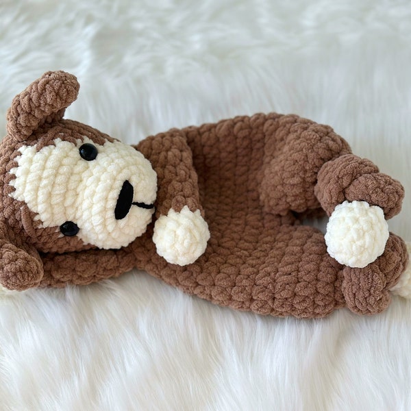 PUPPY, modèle Lovey au crochet, motif chien au crochet, peluche pour chien au crochet, modèles Lovey toy, modèle PDF facile au crochet, anglais uniquement