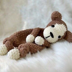 PUPPY Lovey Crochet Pattern, Crochet Dog PATTERN, Crochet Dog Snuggler, Lovey toy patterns, PDF Easy Crochet Pattern, English Only image 3