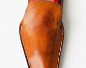 PDF Leathercraft Pattern - Garden Holster for Pruners & Secateurs, DIY Leather Template, Digital Download, Beginner Leather Project, Leather