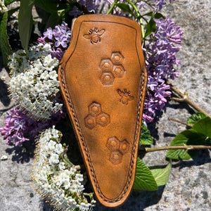 Étui de jardin - Cuir fait main