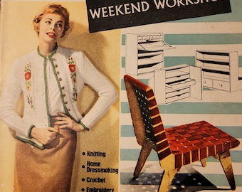 Vintage pins and needles magazine