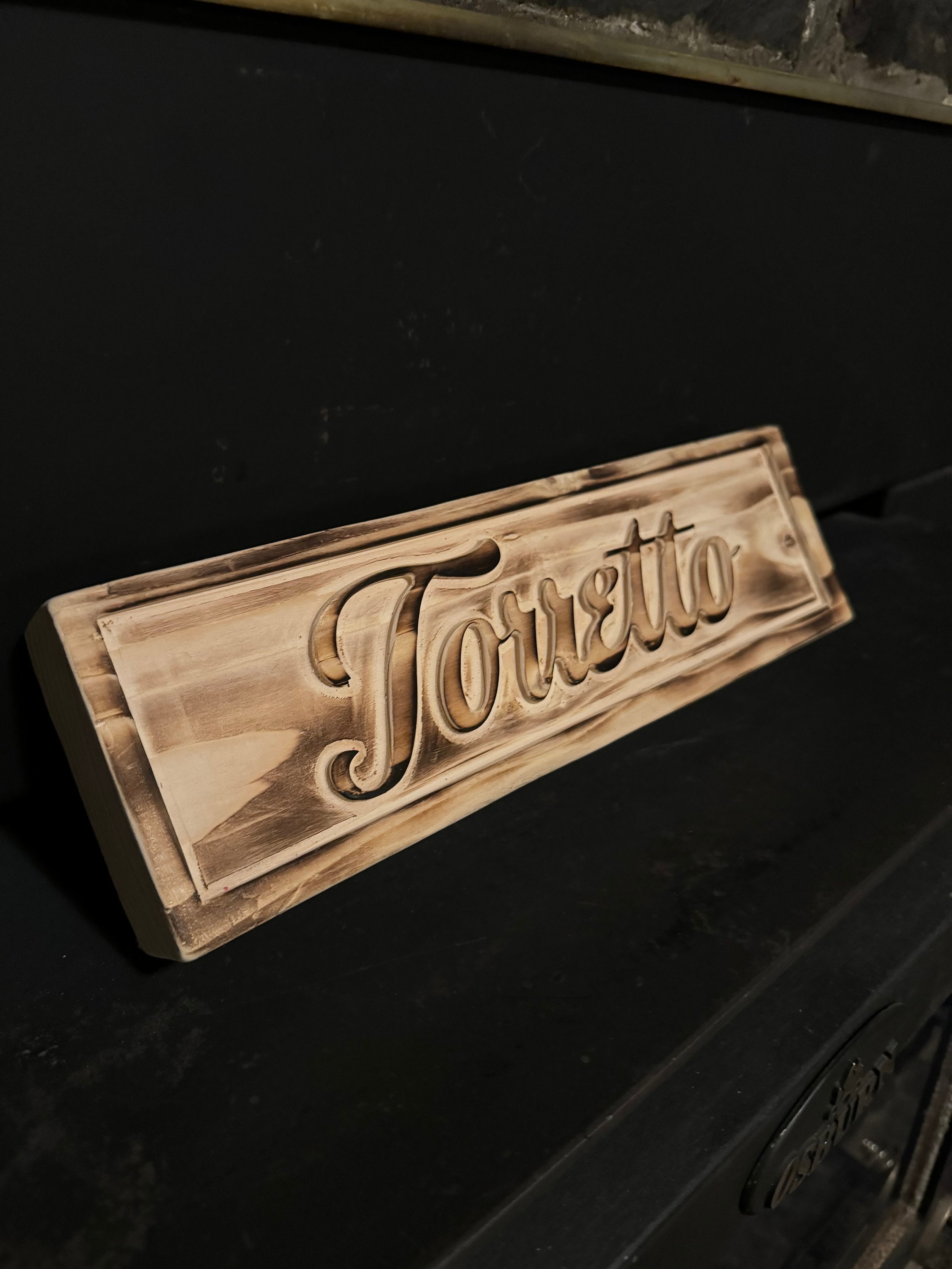 Embossed Wooden Sign - Etsy