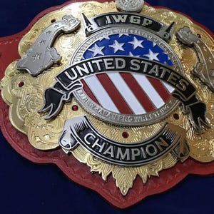 IWGP World Champion Wrestling Belt Duel Plated  wwe replica wwf iwgp nwo wbc wba custom belts best gifts for him