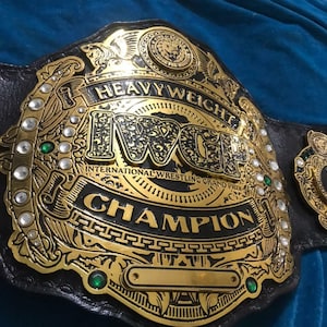 IWGP heavyweight championship wrestling belt adult size replica  wwe replica wwf iwgp nwo wbc wba custom belts best gifts for him