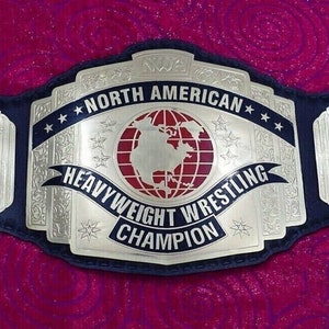 NWA North American Heavyweight Wrestling Champion Title Belt Adult Size wwe replica wwf iwgp nwo wbc wba custom belts best gifts for him
