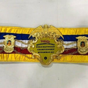 Mike Tyson Ring Magazine Boxing Championship Belt Adult Size wwe replica wwf iwgp nwo wbc custom belts best gifts for him